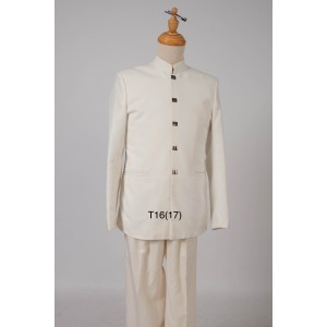 White Zhongshan suit 17inch (1 set)