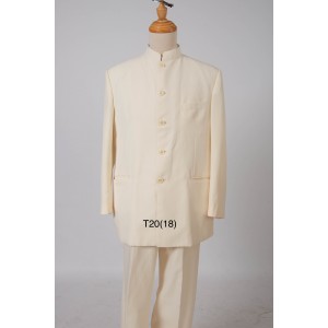 White Zhongshan suit 18inch (1 set)
