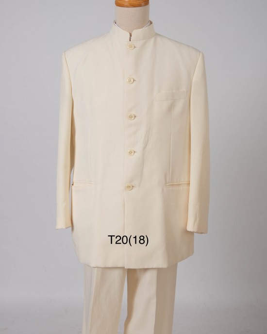White Zhongshan suit 18inch (1 set)