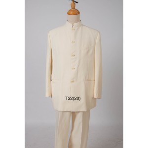 White Zhongshan suit 20inch (1 set)