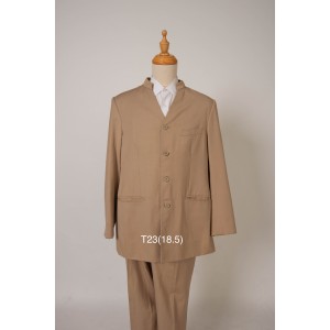 Brown Zhongshan suit 18.5inch (1 set)